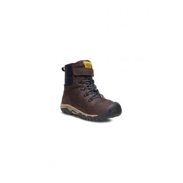 Bocanci trekking barbati  303193959 - Sintetic - Maro