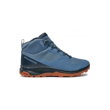 Bocanci trekking barbati  304545740 - Textil - Albastru