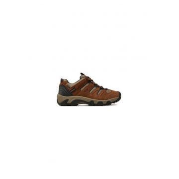 Bocanci trekking barbati  304757839 - Piele naturala - Maro