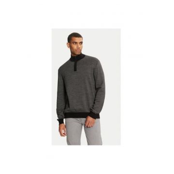 Cardigan barbati -  304463853 - Lana/Bumbac - Negru