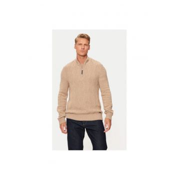 Cardigan barbati -  304463884 - Bumbac/Lana - Bej