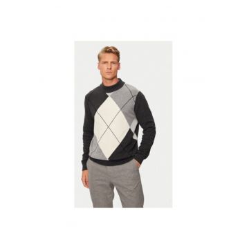 Cardigan barbati -  304463907 - Bumbac/Lana - L INTL - Multicolor