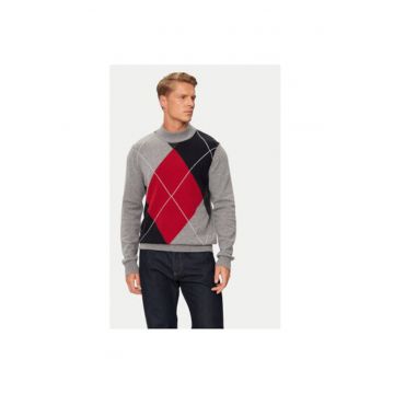 Cardigan barbati -  304463914 - Bumbac/Lana - L INTL - Multicolor