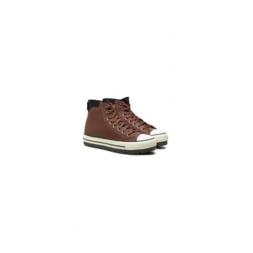 Ghete barbati  304042379 - Piele naturala - Maro