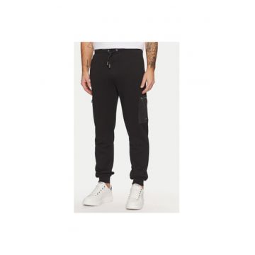 Pantaloni barbati -  304613098 - Bumbac organic - Negru