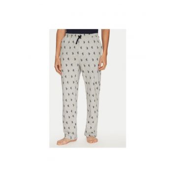 Pantaloni de pijama barbati -  305229649 - Bumbac - Gri