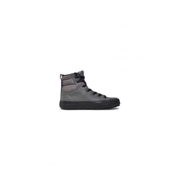 Pantofi unisex  din piele naturala - gri