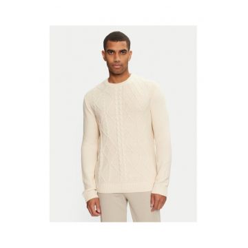 Pulover barbati -  304210891 - Bumbac/Acril - Bej - Bej