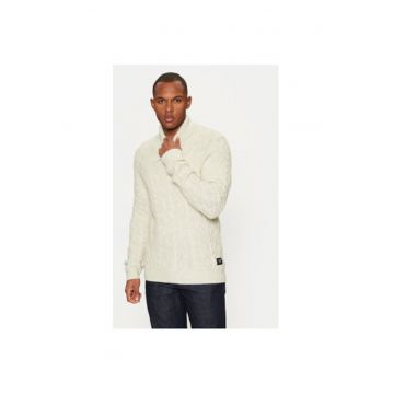 Pulover barbati -  304370458 - Bumbac/Lana - L INTL - Bej