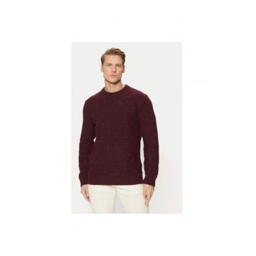Pulover barbati -  304546051 - Bumbac/Poliester/Poliamida - L INTL - Rosu