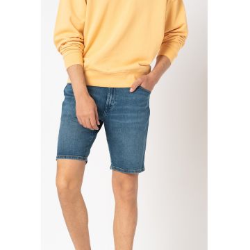 Bermude din denim cu aspect stins Texas