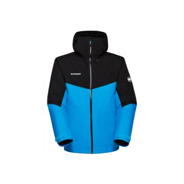 Jacheta Barbati Mammut Convey 3 In 1 Hs Hooded Glacier Blue-black