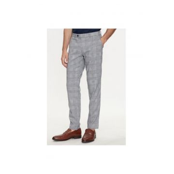 Pantaloni barbati -  303758882 - Lyocell/Poliester - Albastru