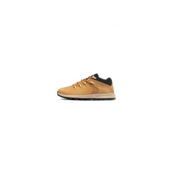 Pantofi sport barbati  302752386 - Piele naturala - Maro