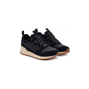 Pantofi sport barbati  305173713 - Piele naturala - Negru - Negru