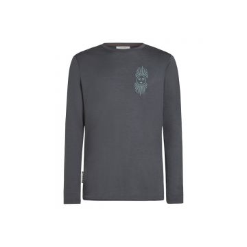 Bluza Barbati Icebreaker Merino 150 Tech-lite Ls Solar Obsidian