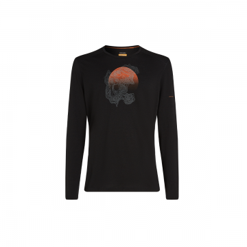 Bluza Barbati M Merino 200 Oasis Ls Crewe Ruapehu Round Black