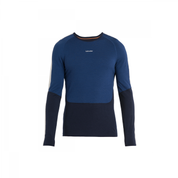 Bluza Barbati M Merino 200 Sonebula Ls Crewe Mid Nvy Royal Nvy Snow Cb