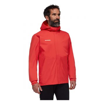 Jacheta Barbati Alto Hs Hooded Mammut Red
