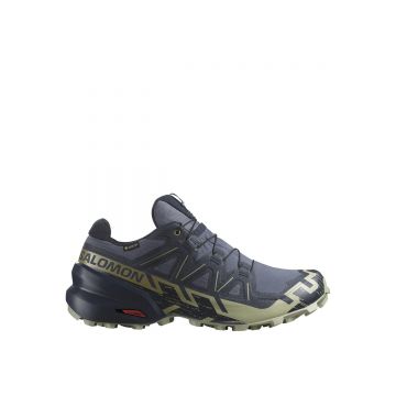 Pantofi Alergare Trail Barbati Salomon Speedcross 6 Gore-tex Grisaille   Carbon   Tea