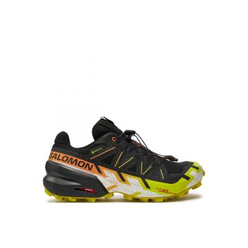 Pantofi Alergare Trail Barbati Salomon Speedcross 6 Gtx Black Sulphur