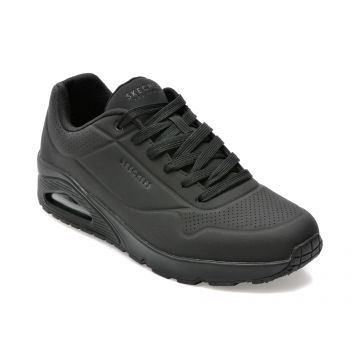 Pantofi sport SKECHERS negri, UNO, din piele ecologica