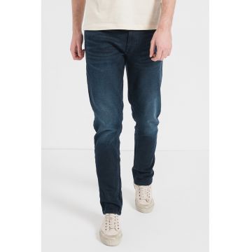 Blugi cu aspect decolorat Twister - Albastru inchis