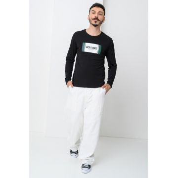 Bluza cu imprimeu logo Hayato