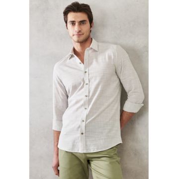 Camasa slim fit de bumbac