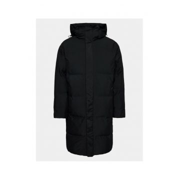 Geaca barbati -  303196363 - Poliester reciclat/Poliester - Negru - Negru