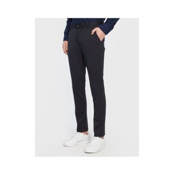 Pantaloni Barbati -  300787618 - Poliester - Viscoza - Albastru - Albastru