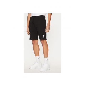 Pantaloni scurti barbati -  305230256 - Bumbac - Negru