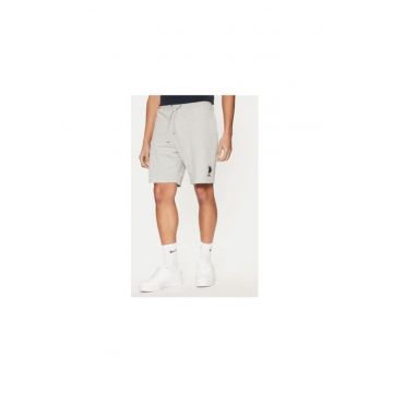 Pantaloni scurti barbati -  305230270 - Bumbac - Gri