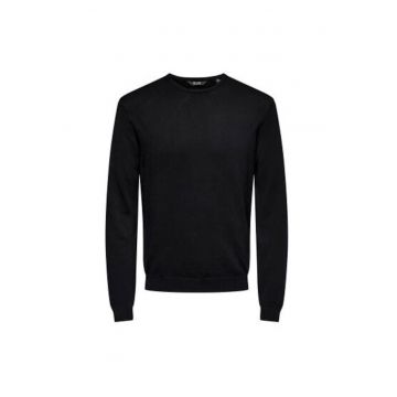 Pulover barbati -  208503679 - Viscoza/Poliester - Negru