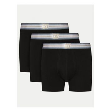 Set 3 boxeri barbati -  304775109 - Bumbac - M INTL - Negru