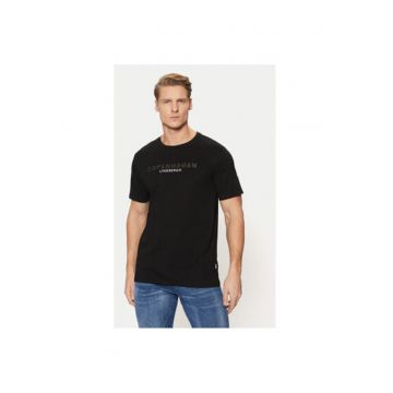 Tricou barbati -  304637933 - Bumbac - Negru