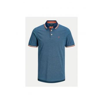 Tricou barbati -  304899041 - Bumbac organic - XS INTL - Albastru