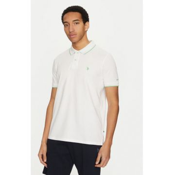 Tricou barbati -  305230331 - Bumbac organic - Alb