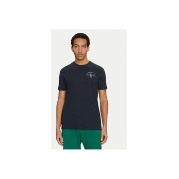 Tricou barbati -  305230553 - Bumbac organic - Albastru