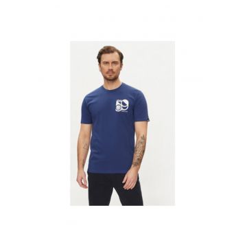 Tricou  barbati bumbac albastru inchis