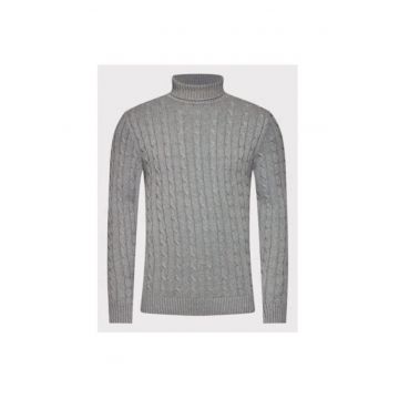 Bluza barbati -  209537383 - Bumbac organic - Gri