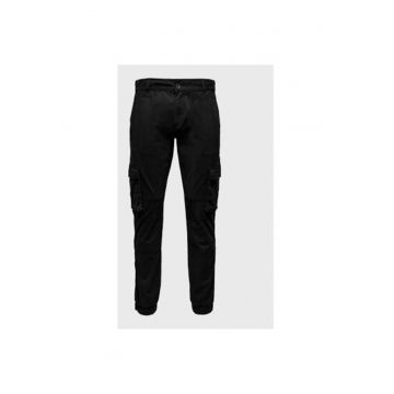 Pantaloni barbati -  301844877 - Bumbac - Negru