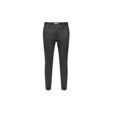 Pantaloni barbati -  302519378 - Viscoza/Poliester - Gri