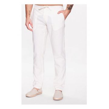 Pantaloni barbati -  70197 - In/Bumbac - Alb