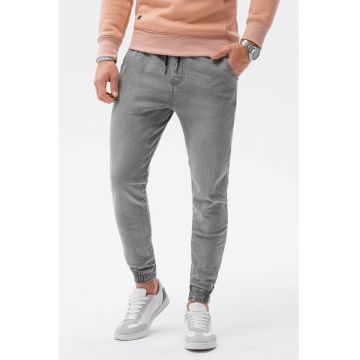 Pantaloni jogger slim fit din denim
