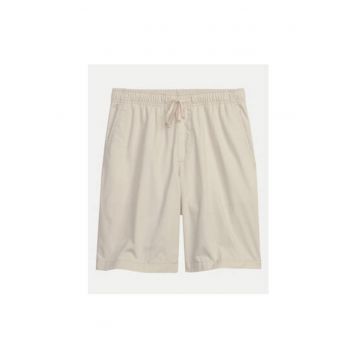 Pantaloni scurti barbati -  304508813 - Bumbac - Bej