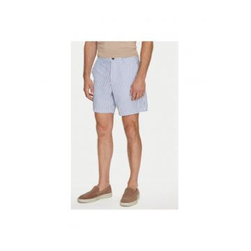 Pantaloni scurti barbati -  304508905 - Bumbac - Albastru