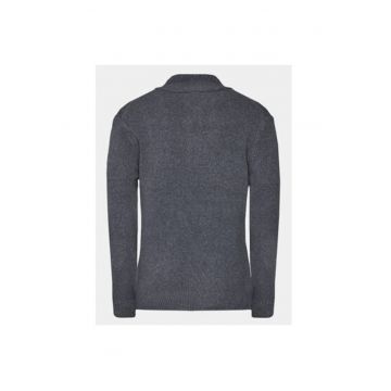 Pulover barbati -  303548629 - Acril/Poliamida - Gri