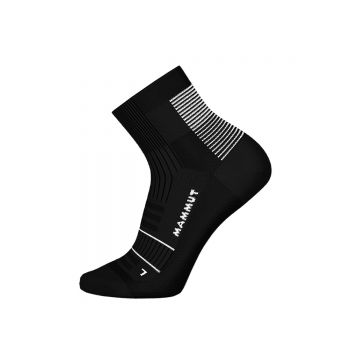 Sosete Unisex Mammut Trail Run Cushion Blk Wht