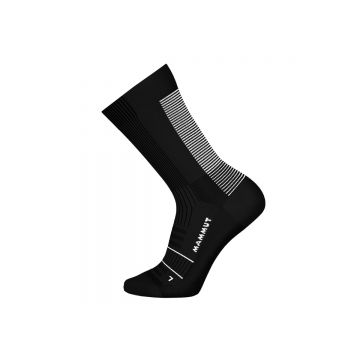 Sosete Unisex Mammut Trail Run Cushion Blk Wht